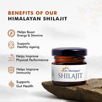 Dr. Morepen Shilajit Resin 15 gm - Speciality Medicines
