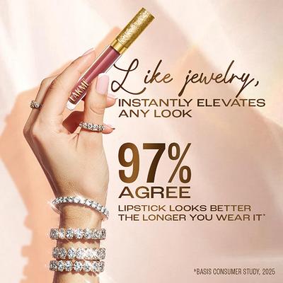 Lakme Be-Jewel Shimmer Lip Liquid, Luminous Matte Finish - 301 Iced Espresso 3.5 ml - Liquid Lipsticks
