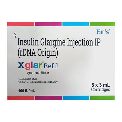 XGLAR REFIL 100iu Cartridge 3ml - Diabetes-Ins