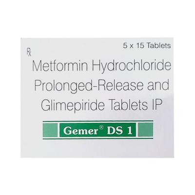 GEMER DS 1 Tablet 15's - Diabetes-Ant