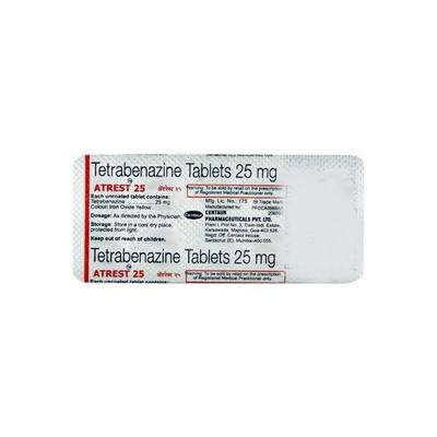 Atrest 25mg Tablet 10'S - ADHD