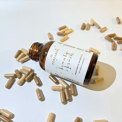 Purearth Beauty & Brain Ayurvedic Supplement 60's - Hair & Skin