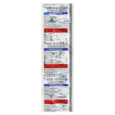 Moxclav 625mg Tablet 10'S - Bacterial Infections-Pen