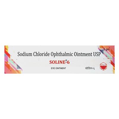 Soline 6 Eye Ointment 3Gm - Eye conditions-Oth