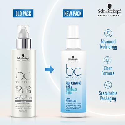 Schwarzkopf Professional Root Activating Serum For Thinning Hair With Guarana + Biotin 100 ml - Hair Serums