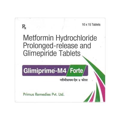 GLIMIPRIME M4 FORTE Tablet 15's - Diabetes-Ant