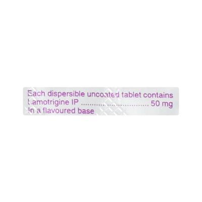 Lametec DT 50mg Tablet 10'S - Epilepsy/Convulsion-Ant
