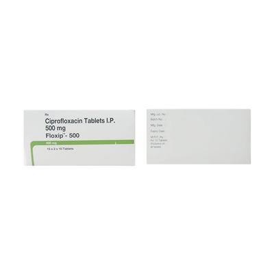 Floxip 500mg Tablet 10'S - Bacterial Infections-Qui