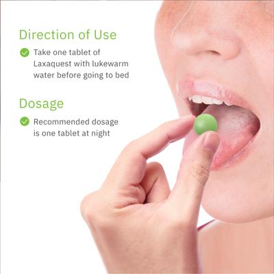 LAXAQUEST Tablet 10's - Constipation-Lax