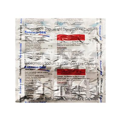 RABEMAC DSR Capsule 15's - Ulcer/Reflux/Flatulence-Aaa