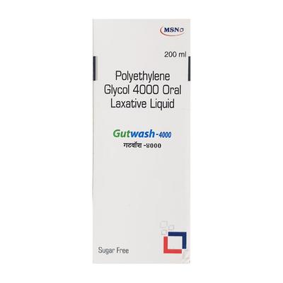 GUTWASH 4000 Sugar Free Liquid 200ml - Constipation-Lax