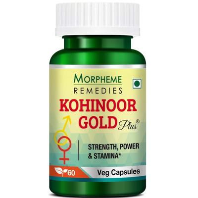 Morpheme Remedies Kohinoor Gold Plus 500 mg Veg Capsules 60's - Sexual Care