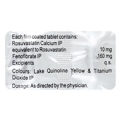 ROZUDOC F 10 Tablet 10's - High Cholesterol-Dys