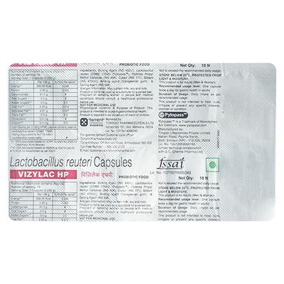VIZYLAC HP Capsule 10's - Diarrhoea-Ant
