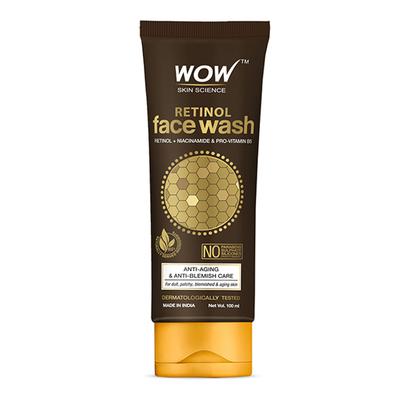 WOW Skin Science Retinol Face Wash Tube 100 ml - Face Washes