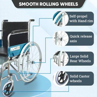 Entros Wheelchair with Commode Mode (EHS-609U) - Walker & Walking Stick