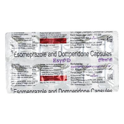 ESYS D Capsule 10's - Ulcer/Reflux/Flatulence-Aaa