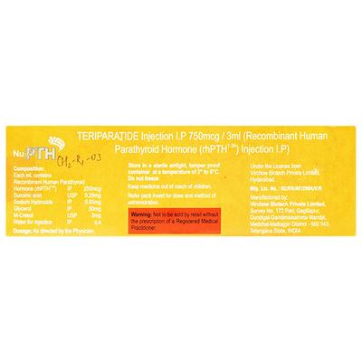 NU PTH Injection 3ml - Bone Metabolism-Age