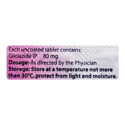 Glizid 80mg Tablet 15'S - Diabetes-Ant