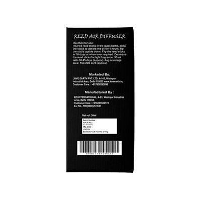 Love Earth Reed Diffuser Lavender Scent with Lavender Extracts 30 ml - Diffuser