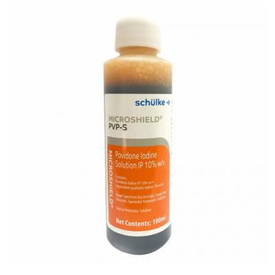 Microshield PVP-S Povidine-Iodine Solution I.P. 100 ml - Wound Treatments