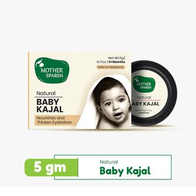 Mother Sparsh Natural Baby Kajal 5 gm - Baby Grooming