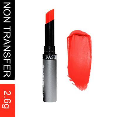 Fashion Colour Kiss Lip No Transfer Lipstick, 46 Orange Red 2.6 gm - Lipsticks