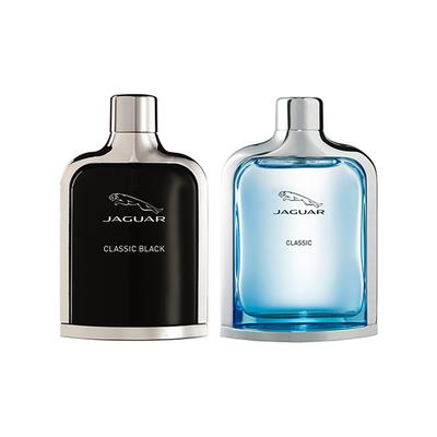 Jaguar Classic Black 40ml & Classic Blue 40ml Eau de Toilette Kit 2's - Men Perfumes (Edt/Edp)