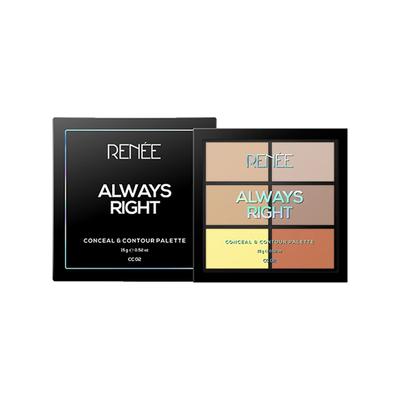 Renee Cosmetics Always Right Conceal & Contour Palette 15 gm - Contour