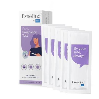 Ezeefind Early Pregnancy Test Kit (Pack of 5) - Health Monitoring Devices