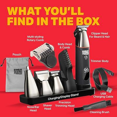 Bombay Shaving Company Full Body Trimmer With 11-In-1 Magnetic Attachments For Multi-Grooming Solutions 1s - Trimmers