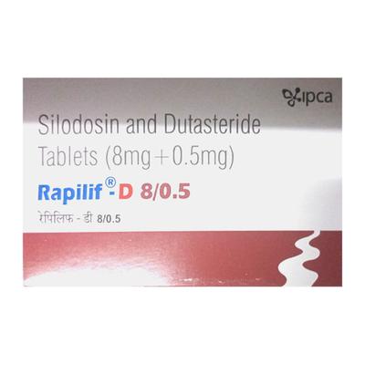 RAPILIF D 8/0.5 Tablet 15's - Bladder And Prostate Disorders-Dru