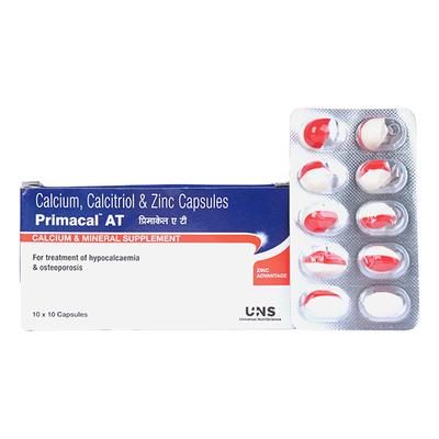 Primacal AT Softgels 10's - Calcium And Minerals