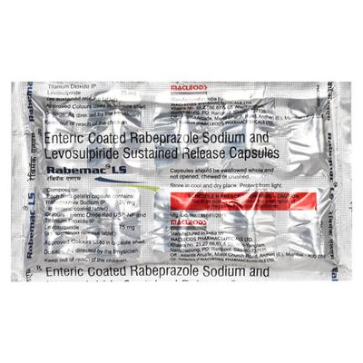 Rabemac LS Capsule 10'S - Ulcer/Reflux/Flatulence-Aaa
