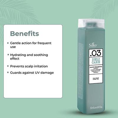 Silky Technobasics .03 Deli Care Daily Shampoo 1000 ml - Shampoos