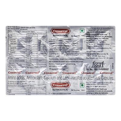 Consevel Capsule 10'S - Supplements-Sup