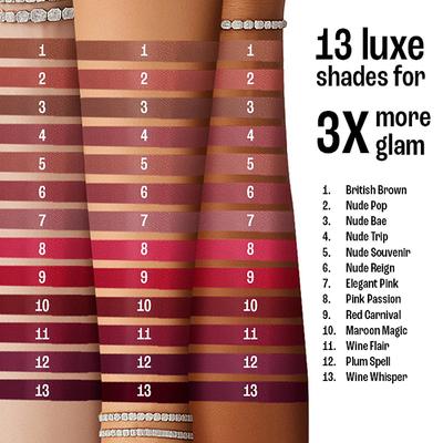 Lakme Unreal 3D Slim Bullet, Matte Finish, Nude Pop, 3.6gm - Lipsticks