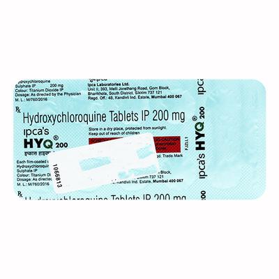 HYQ 200mg Tablet 10's - Malarial
