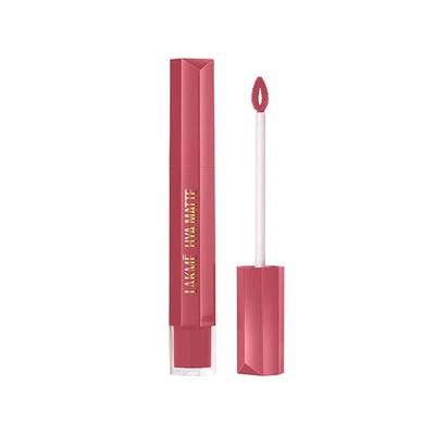 Lakme 9to5 Hya Matte, Pro Pink Medium, Hydrating Liquid Lipstick with Hyaluronic Acid 5.3 ml - Liquid Lipsticks