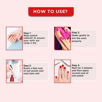 Revlon Super Lustrous Nail Enamel - 496 Red Fiesta 8ml - Nail Polish