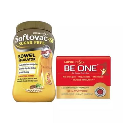 Softovac-SF Sugar Free Powder 250 g with Free Be One Capsule 10's - Digestive Health