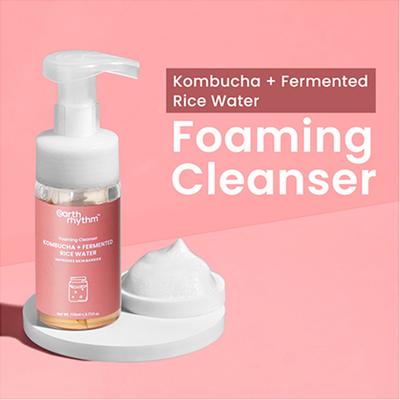 Earth Rhythm Kombucha + Fermented Rice Water Foaming Cleanser 180 gm - Face Washes