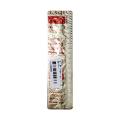 Ciplox 500mg Tablet 10'S - Bacterial Infections-Qui