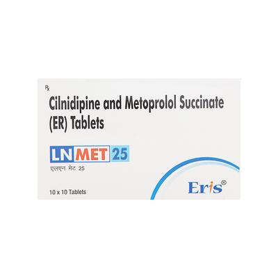 LN Met 10/25mg Tablet 10'S - Hypertension-Cal
