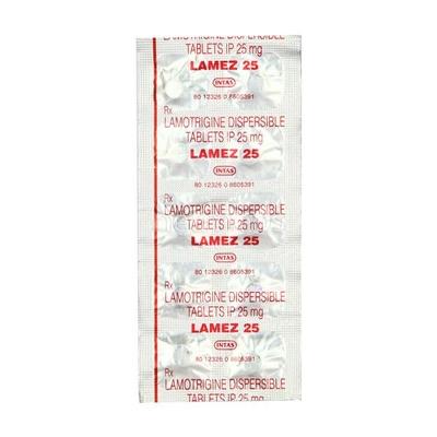 Lamez 25mg Tablet 10'S - Epilepsy/Convulsion-Ant