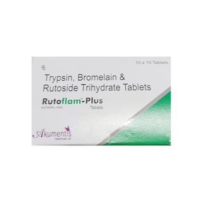 RUTOFLAM PLUS Tablet 10's - Pain relief-Ant