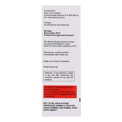 COLIGYL 4.5miu Injection 1's - Bacterial Infections-OAB