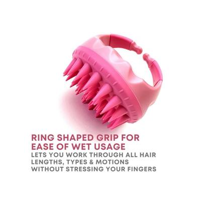 Alan Truman Scalp Sos - Scalp Massage & Shampoo Brush - Pink 1's - Hair Brushes