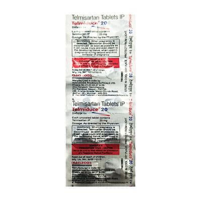 Telmiduce 20mg Tablet 10'S - Hypertension-Ang