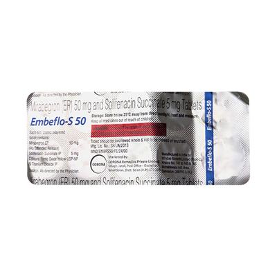 EMBEFLO S 50 Tablet 10's - Bladder And Prostate Disorders-Dru